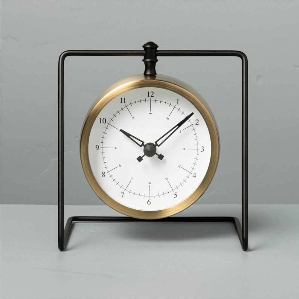 Hearth & Hand Sitabout Clock NWT